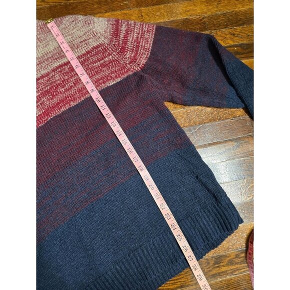 Colorful Space Dyed Stripes Oversized Cozy Sweater H&M LOGG - Picture 7 of 12